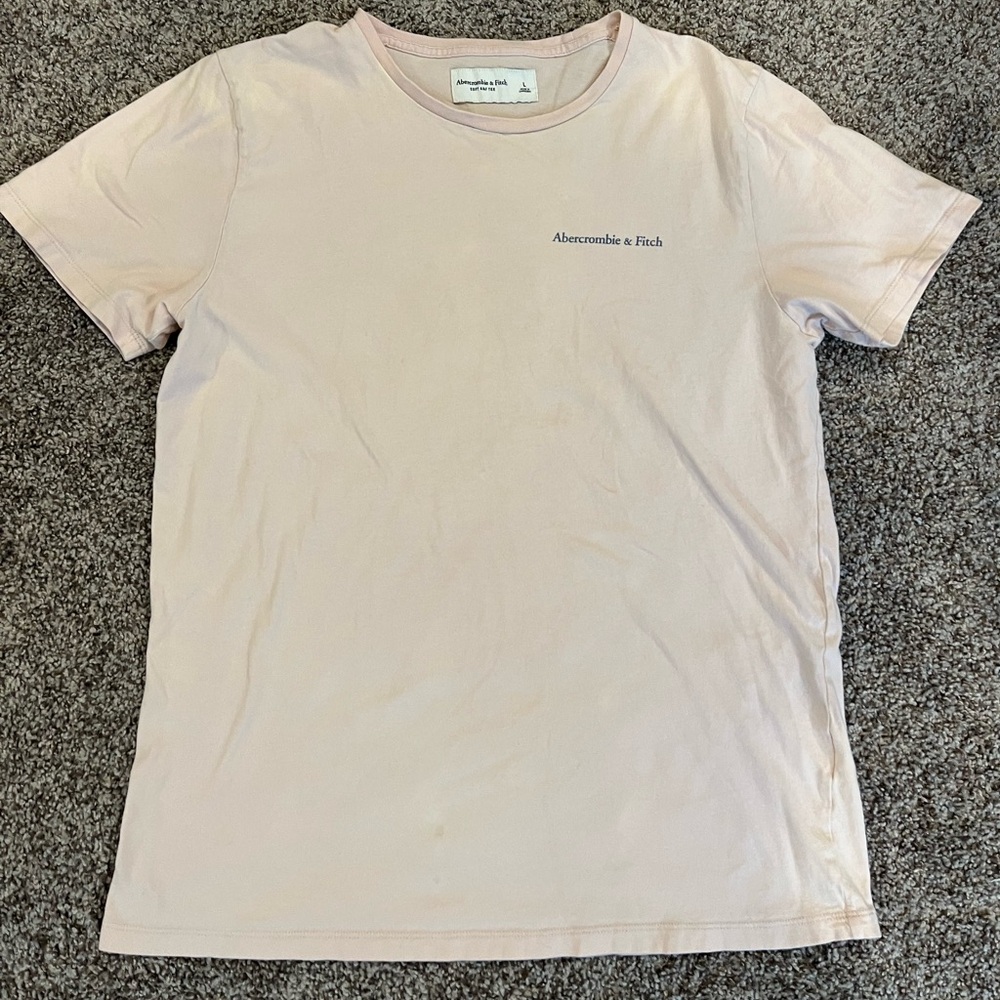 Abercrombie & Fitch Light Pink Graphic T-Shirt